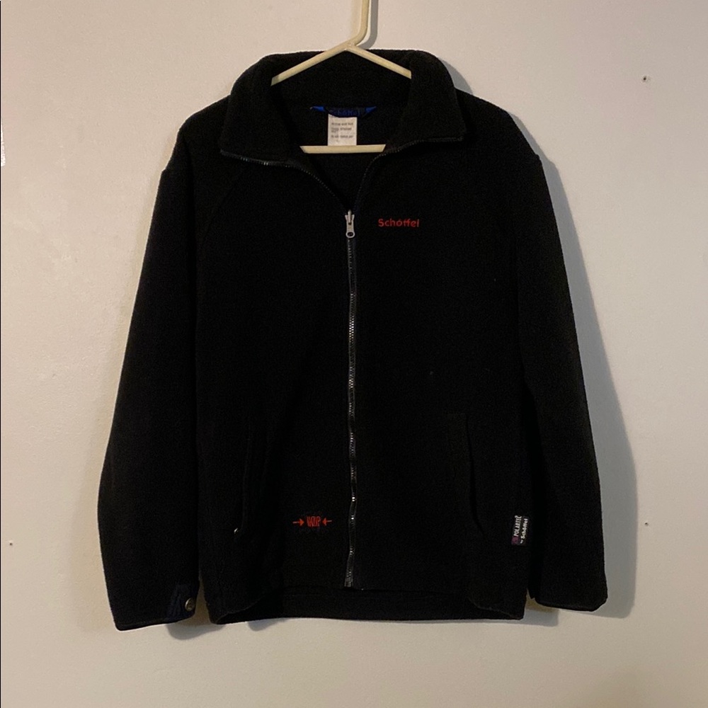 Men's Black Fleece Jacket